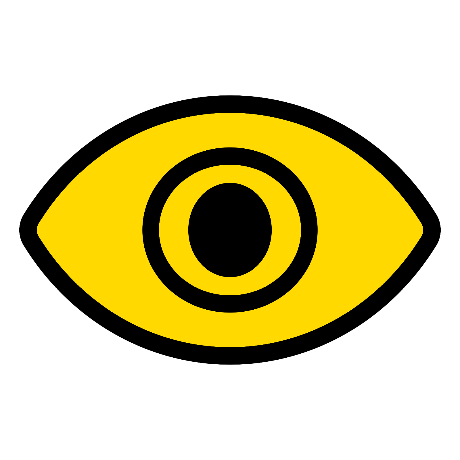 Eye outline icon