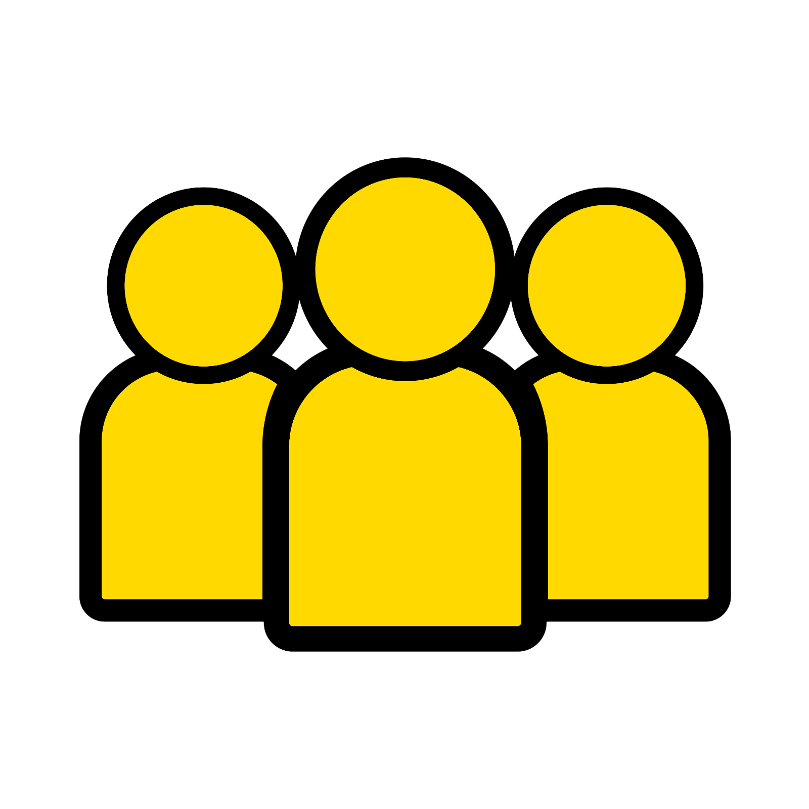 Group outline icon
